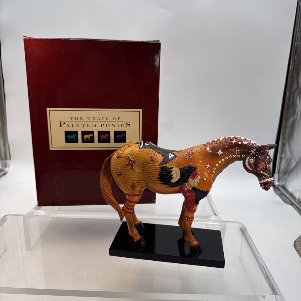 2004 The Trail Of Painted Ponies Ghost Horse 12403 With Box